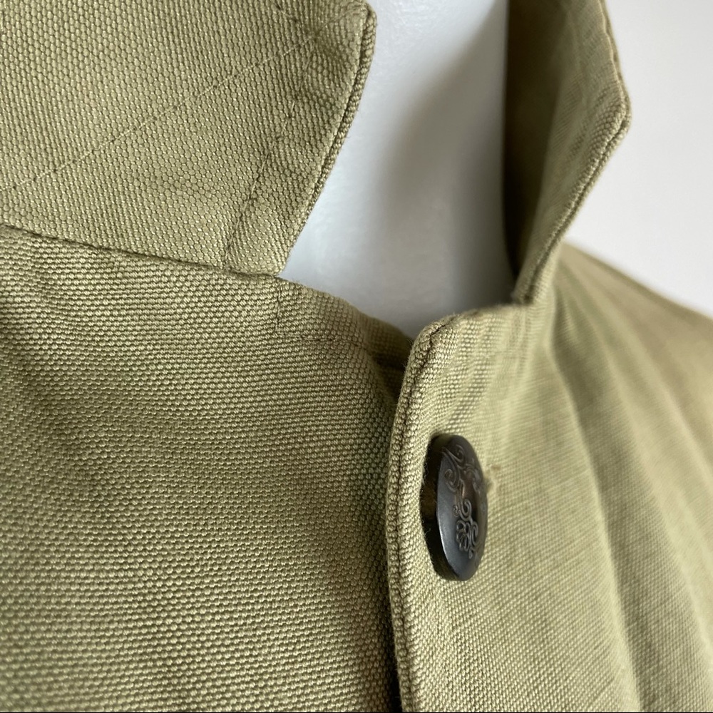 John Varvatos Collection Linen Overcoat